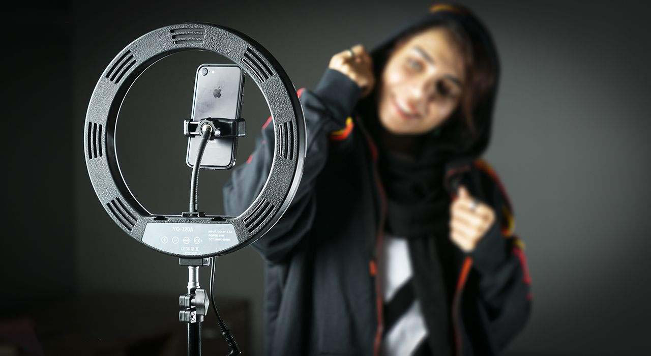 XMAX LED 30cm körlámpa körfény készlet állvánnyal